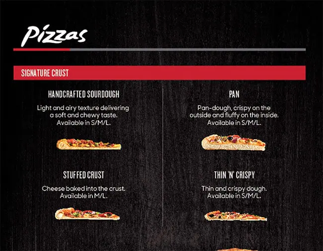 Pizza Hut - بيتزا هت Menu, Menu for Pizza Hut - بيتزا هت, Ajman Industrial Area, Ajman 