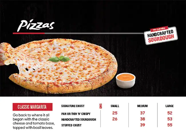 Pizza Hut - بيتزا هت Menu, Menu for Pizza Hut - بيتزا هت, Ajman Industrial Area, Ajman 