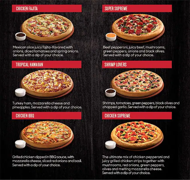 Pizza Hut - بيتزا هت Menu, Menu for Pizza Hut - بيتزا هت, Ajman Industrial Area, Ajman 