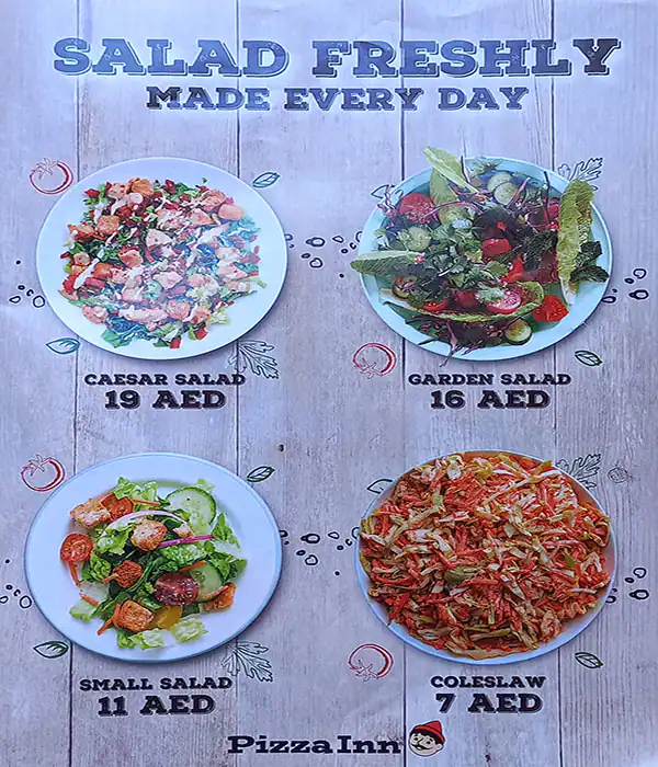 Pizza Inn Menu, Menu for Pizza Inn, Ajman Industrial Area, Ajman 