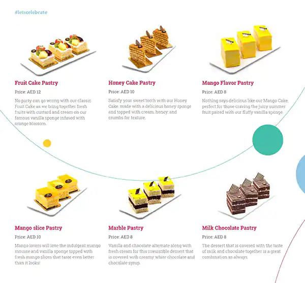 Mister Baker Menu, Menu for Mister Baker, Al Rumailah, Ajman 