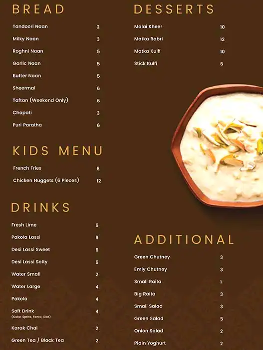 Delhi Nihari Restaurant Menu, Menu for Delhi Nihari Restaurant, Nuaimiya, Ajman 