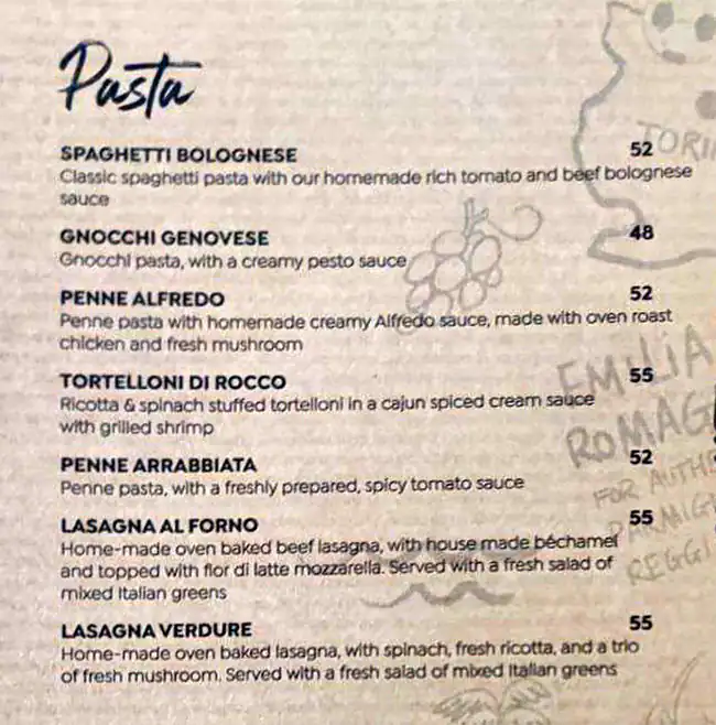 Pizza Di Rocco Menu, Menu for Pizza Di Rocco, Khalifa City, Abu Dhabi 