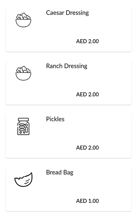 Maroosh Menu, Menu for Maroosh, Al Shamkha, Abu Dhabi 