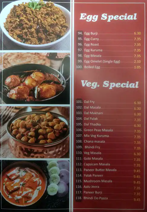 Flaming Hot Al Mandi & Al Madbi Restaurant Menu 