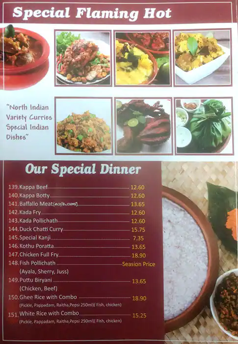 Flaming Hot Al Mandi & Al Madbi Restaurant Menu 