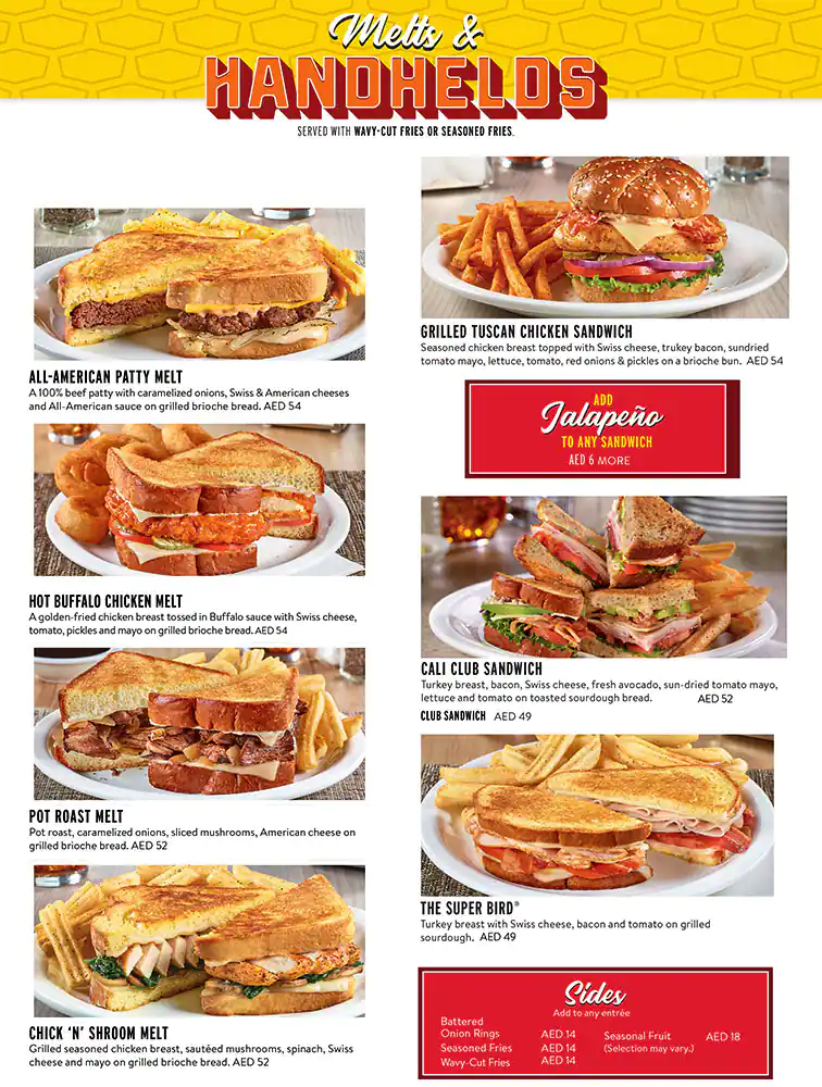 Denny's - دينيز Menu, Menu for Denny's - دينيز, Tourist Club Area (Al Zahiyah), Abu Dhabi 