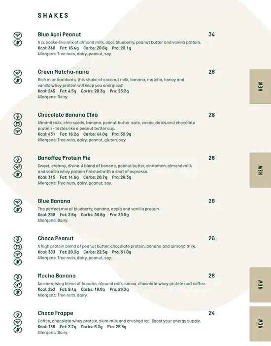 Kcal Menu, Menu for Kcal, Al Nahyan, Abu Dhabi 