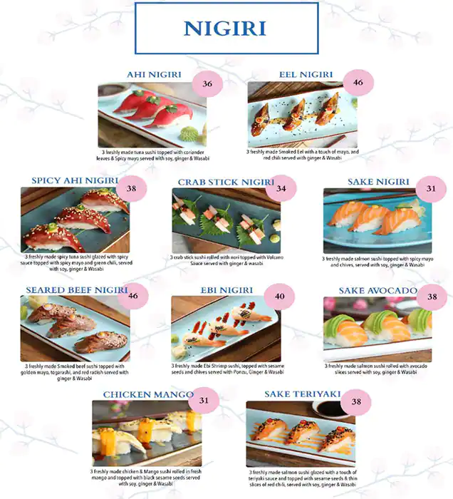 Sushi Counter - سوشي كاونتر Menu 