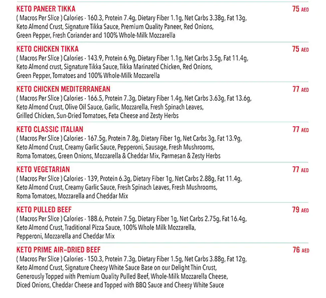 Papa Murphy's Pizza Menu, Menu for Papa Murphy's Pizza, Al Mushrif, Abu Dhabi 