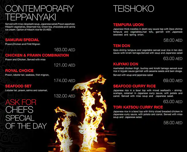 Sushi Story Menu, Menu for Sushi Story, Al Khalidiya, Abu Dhabi 