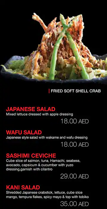 Sushi Story Menu, Menu for Sushi Story, Al Khalidiya, Abu Dhabi 