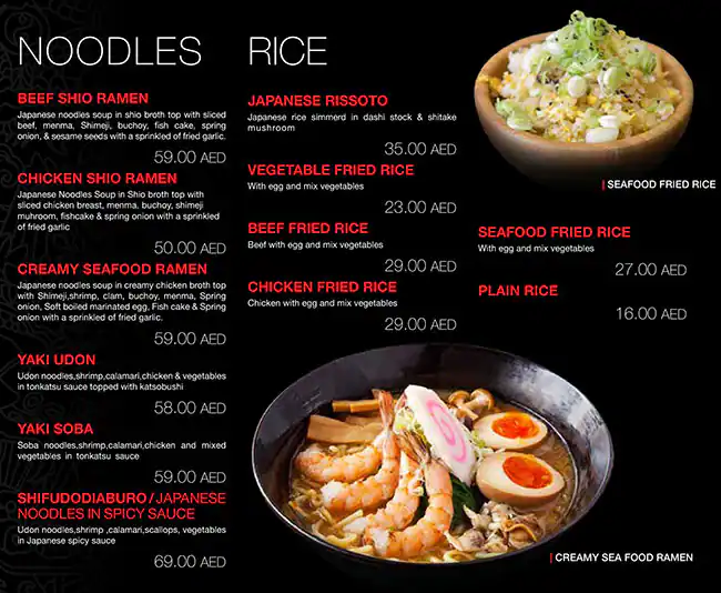 Sushi Story Menu, Menu for Sushi Story, Al Khalidiya, Abu Dhabi 