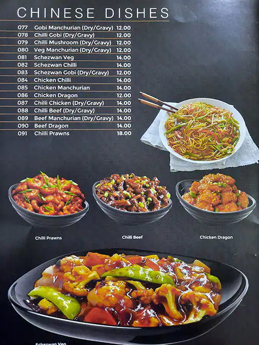 Calicut Live Menu, Menu for Calicut Live, Al Dhafrah, Abu Dhabi 