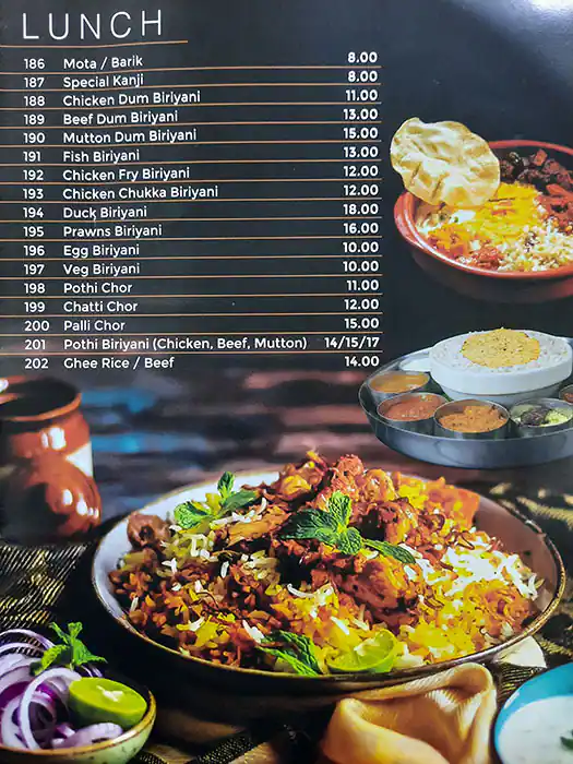 Calicut Live Menu, Menu for Calicut Live, Al Dhafrah, Abu Dhabi 