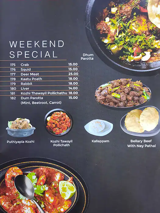 Calicut Live Menu, Menu for Calicut Live, Al Dhafrah, Abu Dhabi 