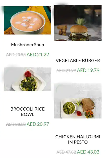 Healthyway Menu, Menu for Healthyway, Muroor, Abu Dhabi 