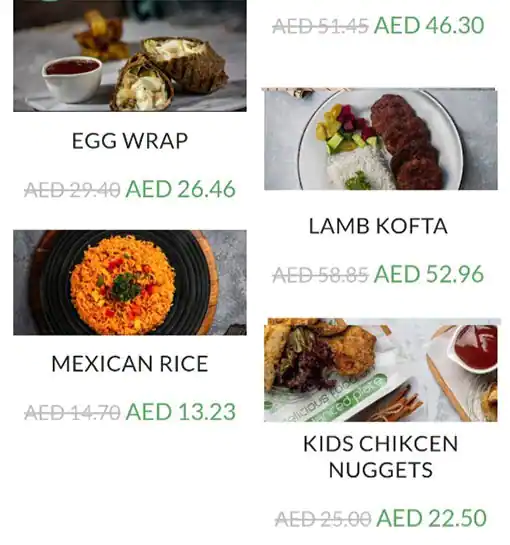 Healthyway Menu, Menu for Healthyway, Muroor, Abu Dhabi 