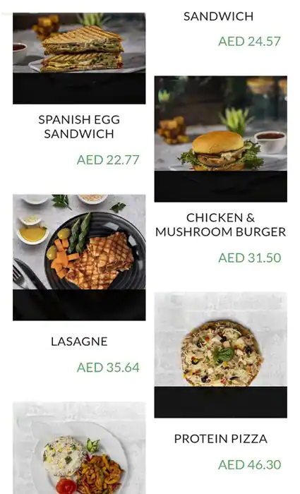 Healthyway Menu, Menu for Healthyway, Muroor, Abu Dhabi 