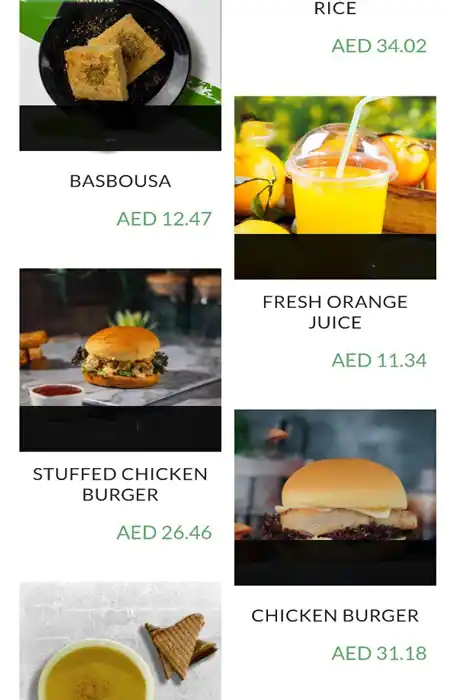 Healthyway Menu, Menu for Healthyway, Muroor, Abu Dhabi 