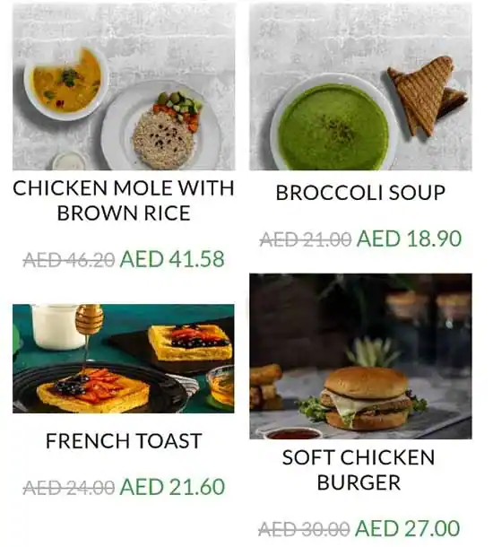 Healthyway Menu, Menu for Healthyway, Muroor, Abu Dhabi 