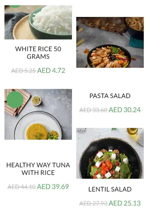 Healthyway Menu, Menu for Healthyway, Muroor, Abu Dhabi 