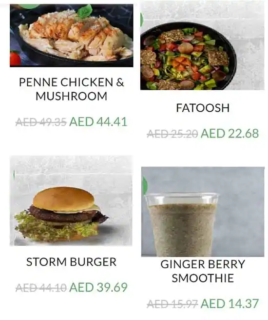 Healthyway Menu, Menu for Healthyway, Muroor, Abu Dhabi 