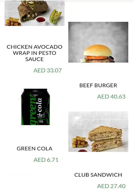 Healthyway Menu, Menu for Healthyway, Muroor, Abu Dhabi 