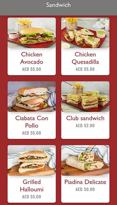 Lavazza Espression Menu, Menu for Lavazza Espression, Al Bateen, Abu Dhabi 