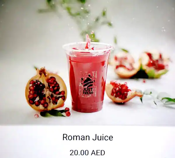 Just Fresh Juice Menu, Menu for Just Fresh Juice, Al Mushrif, Abu Dhabi 