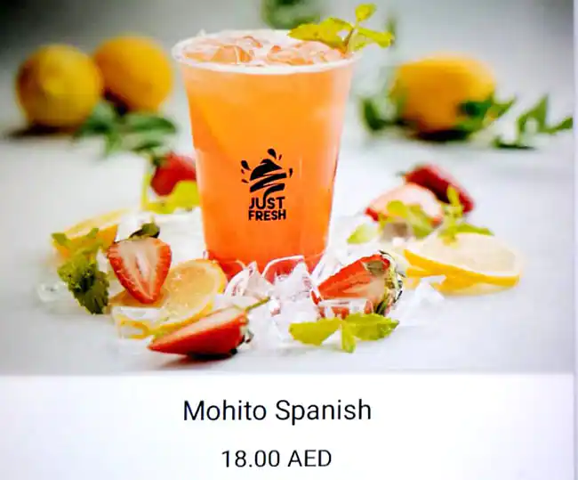 Just Fresh Juice Menu, Menu for Just Fresh Juice, Al Mushrif, Abu Dhabi 