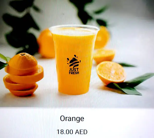 Just Fresh Juice Menu, Menu for Just Fresh Juice, Al Shahama, Abu Dhabi 