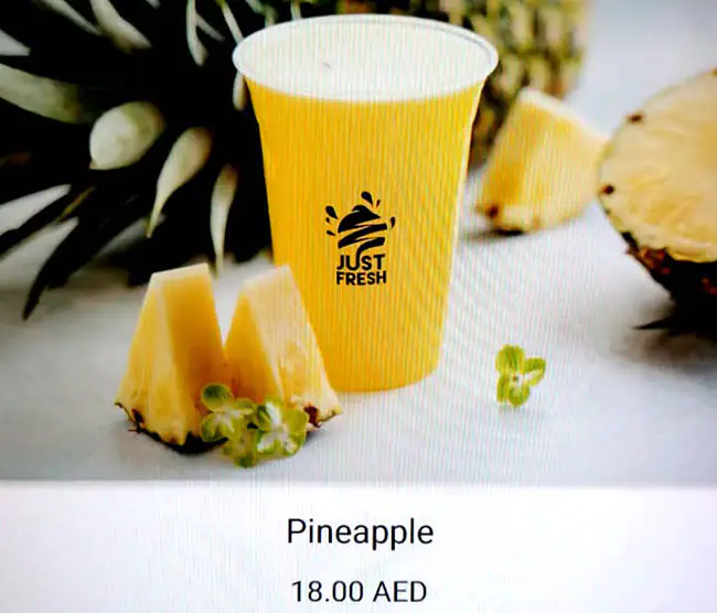 Just Fresh Juice Menu, Menu for Just Fresh Juice, Al Shahama, Abu Dhabi 