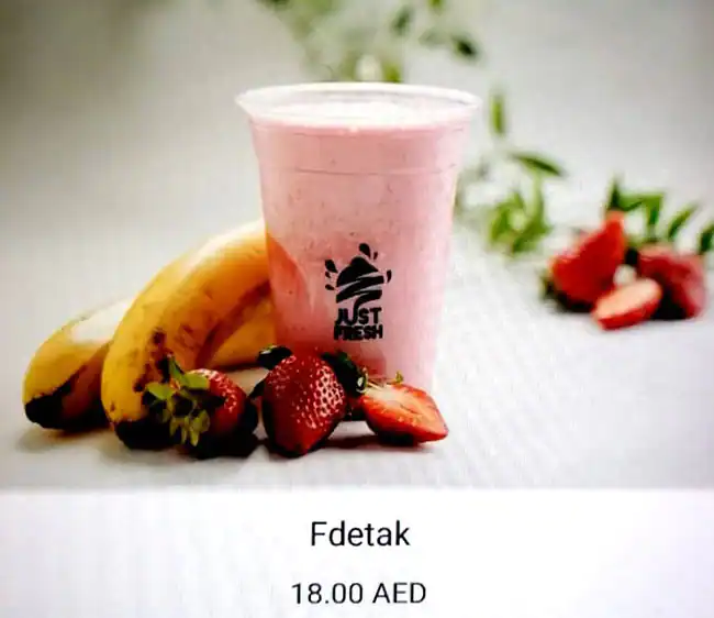 Just Fresh Juice Menu, Menu for Just Fresh Juice, Al Shahama, Abu Dhabi 