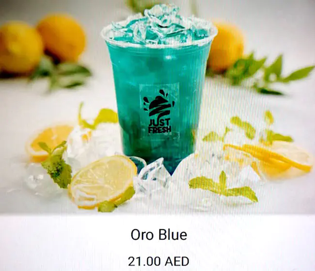 Just Fresh Juice Menu, Menu for Just Fresh Juice, Al Shahama, Abu Dhabi 