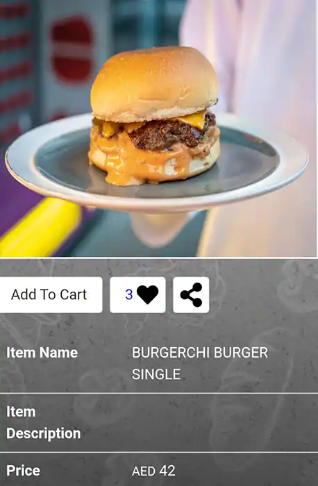 Burgerchi Menu, Menu for Burgerchi, Al Khalidiya, Abu Dhabi 