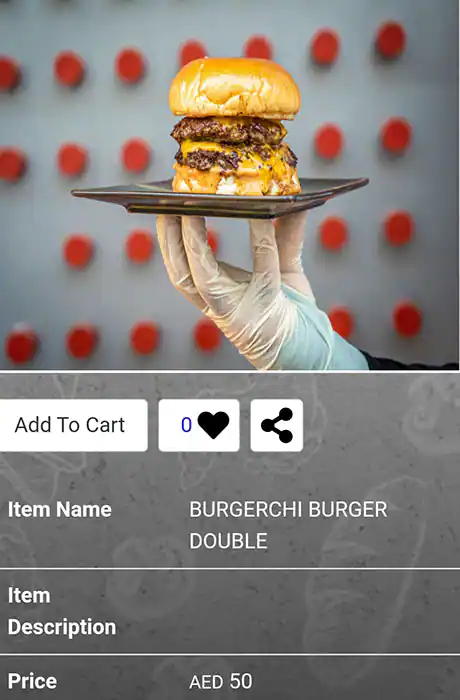 Burgerchi Menu, Menu for Burgerchi, Al Khalidiya, Abu Dhabi 