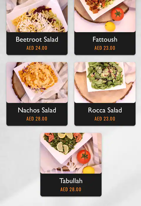 Nthree Menu, Menu for Nthree, University City, Sharjah 