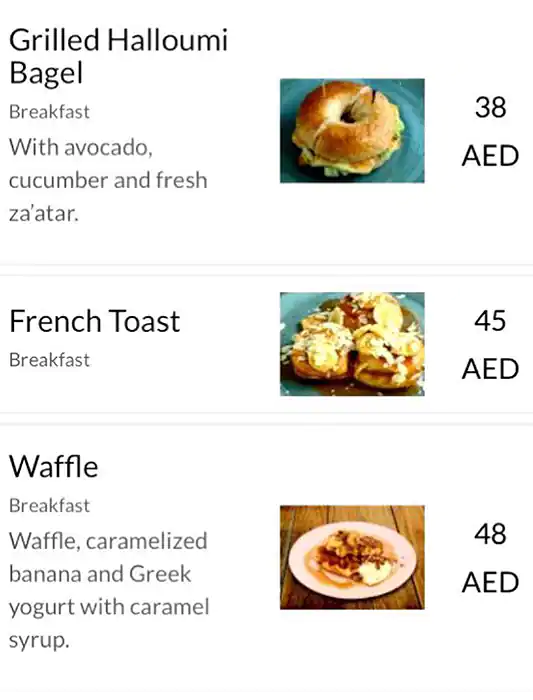 Circle Cafe Bakery Menu, Menu for Circle Cafe Bakery, Khalifa City, Abu Dhabi 