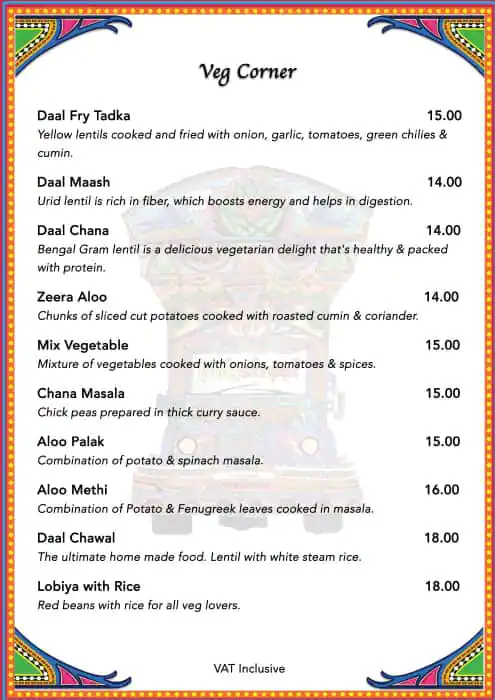 Boti Street Menu, Menu for Boti Street, Al Markaziya, Abu Dhabi 