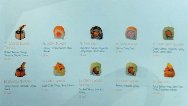 Litchy Sushi Lounge - Al Zorah Golf Club Menu 