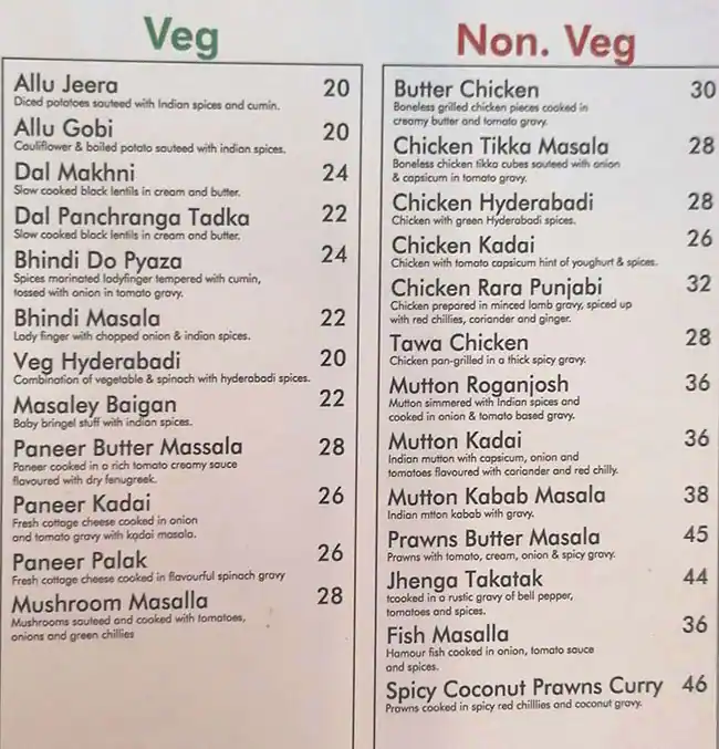 Parivar Restaurant Menu, Menu for Parivar Restaurant, Al Markaziya, Abu Dhabi 