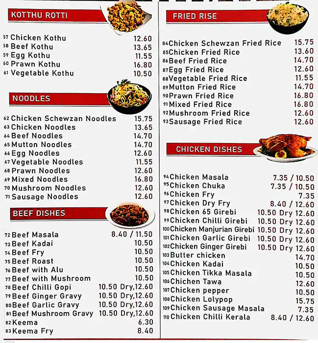 Tasty Palace Menu, Menu for Tasty Palace, Tourist Club Area (Al Zahiyah), Abu Dhabi 