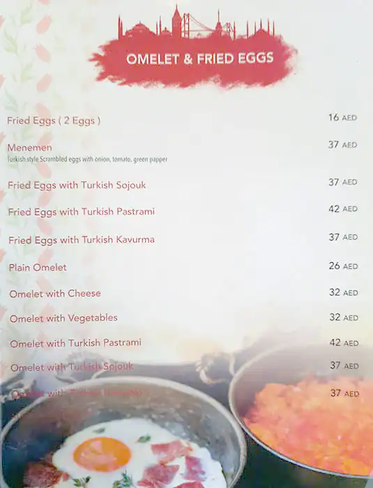 Gunaydin Gourmet Menu, Menu for Gunaydin Gourmet, Tourist Club Area (Al Zahiyah), Abu Dhabi 