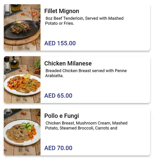 Berri's Cafe Menu, Menu for Berri's Cafe, Al Raha, Abu Dhabi 