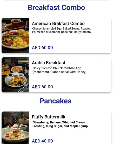 Berri's Cafe Menu, Menu for Berri's Cafe, Al Raha, Abu Dhabi 