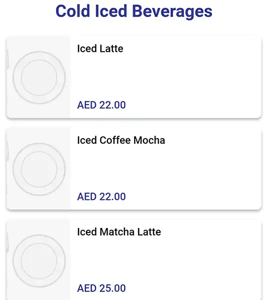 Berri's Cafe Menu, Menu for Berri's Cafe, Al Raha, Abu Dhabi 