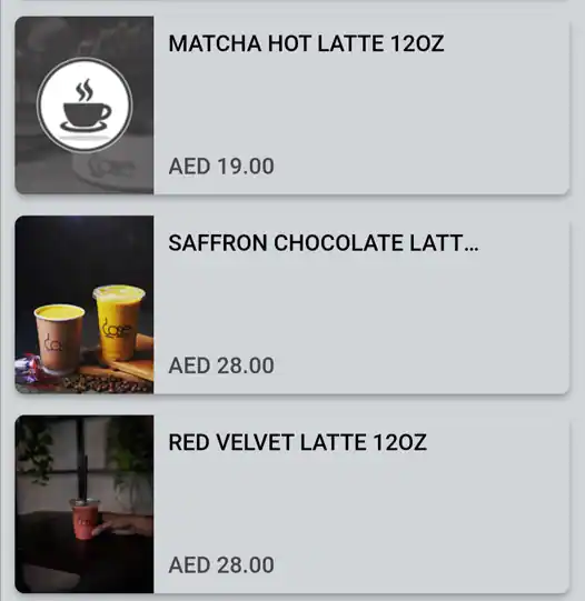 Dose Cafe Menu, Menu for Dose Cafe, Al Wahda, Abu Dhabi 