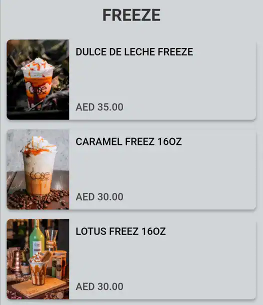 Dose Cafe Menu, Menu for Dose Cafe, Al Wahda, Abu Dhabi 