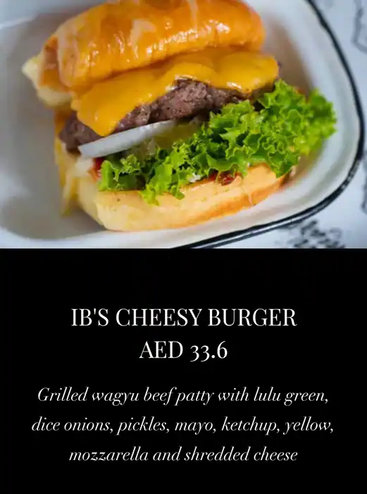 IB's Menu, Menu for IB's, Al Khalidiya, Abu Dhabi 